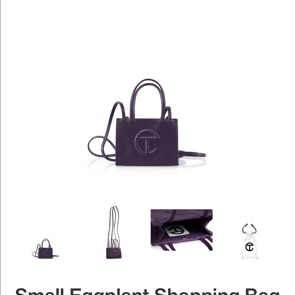 Mini Eggplant/Purple Telfar Bag